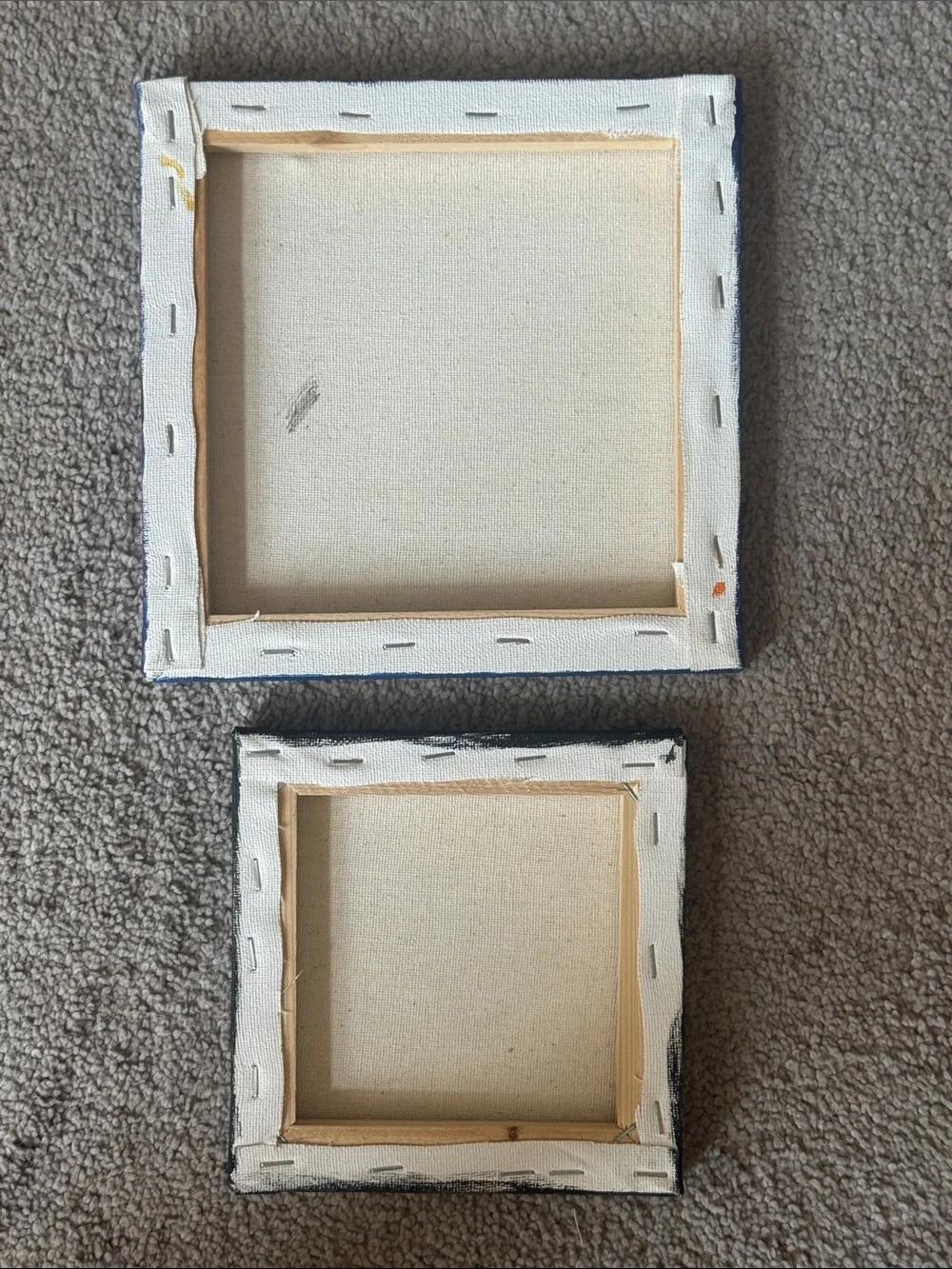 Sun & Moon Canvas Hand Painted Set!